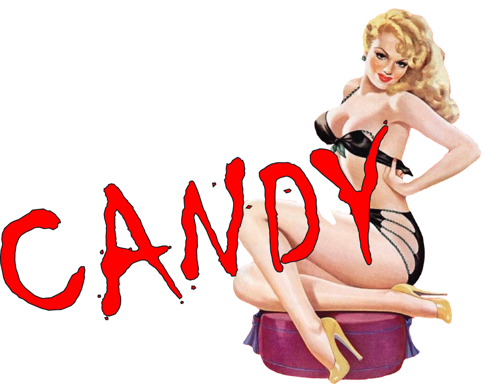Rock Candy White Font Logo